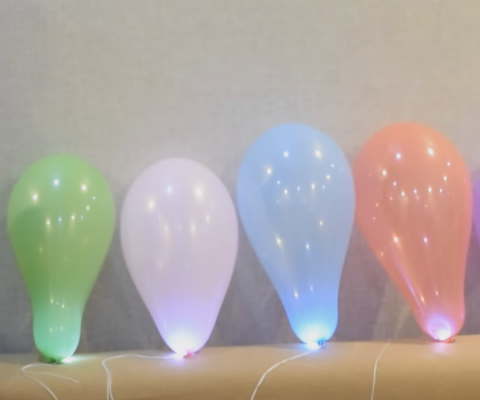Делаем светящиеся воздушные шары со светодиодами