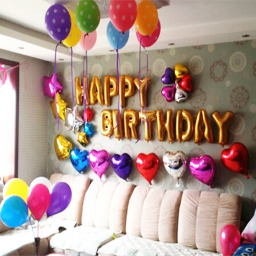 Оформление дня рождения воздушными шарами
